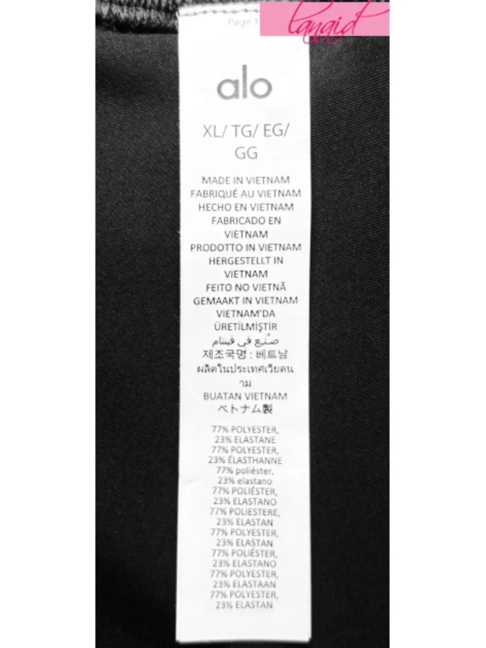Alo 7/8 High-Waist Airlift Leggings Black Hi-Rise Waisted Skinny Tights Pants